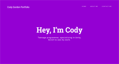 Desktop Screenshot of codygordon.com