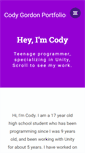 Mobile Screenshot of codygordon.com